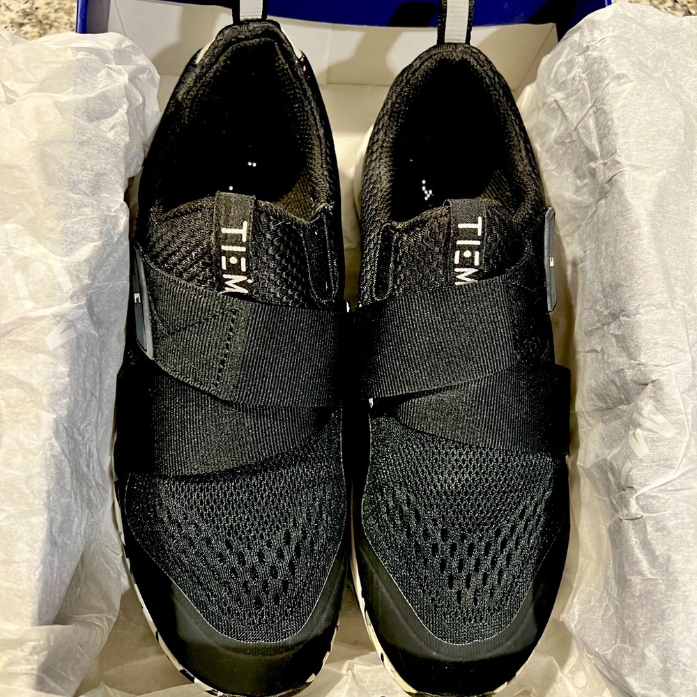 Tiem Slipstream Cycling Shoe - slip-on style w/ adjustable Velcro strap